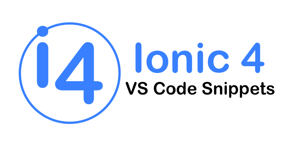 ionic 4 snippet vs-code extensions