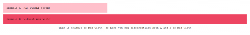 max-width example