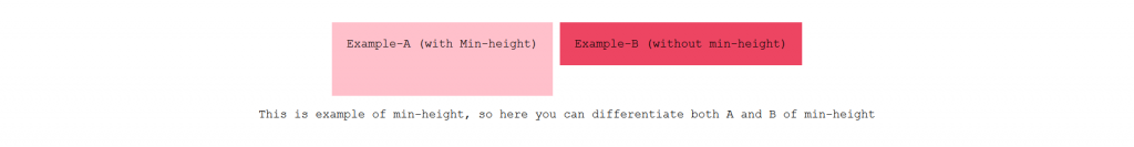 min-height example