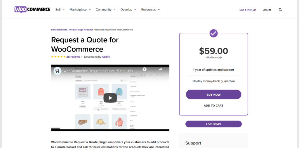 request a quote form for woocommerce 