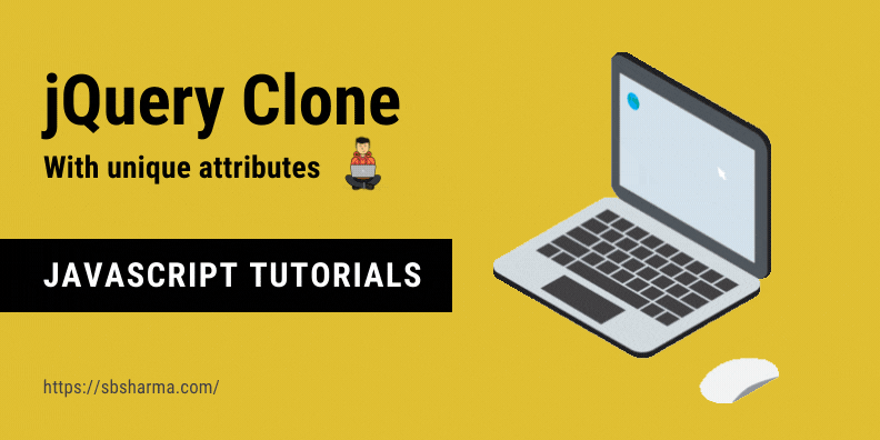 clone element with jquery and assign them unique attributes - Thumbnail