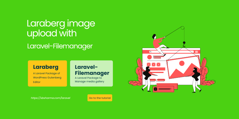 laraberg image upload with laravel-filemanager