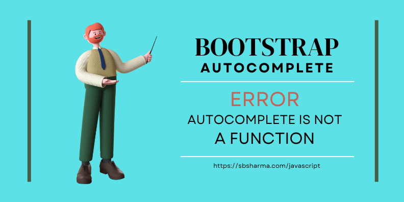 bootstrap-autocomplete error