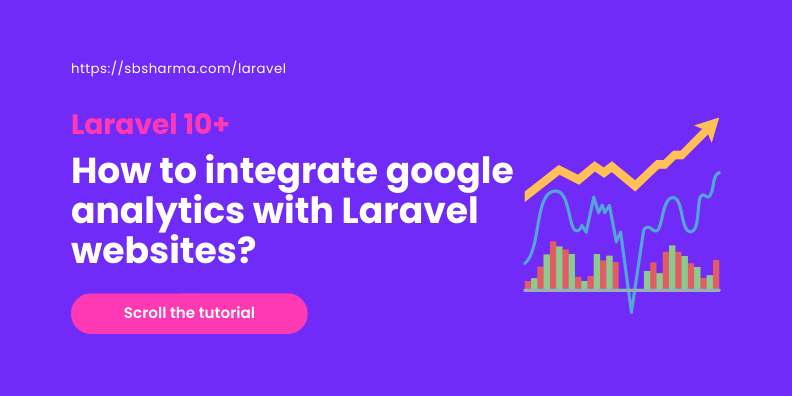 Integrate google analytics with Laravel